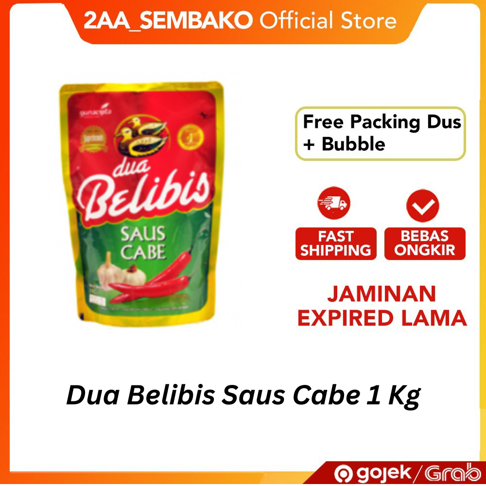 

Dua belibis saos cabe 1 kg