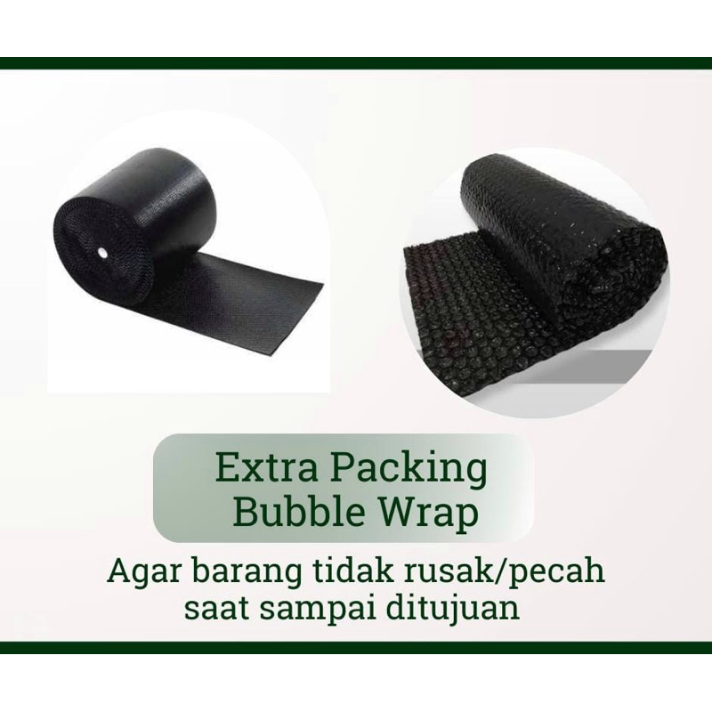 

Extra Bubble Wrap - Agar Produk Lebih Aman Tudak Mudah Pecah Atau Rusak