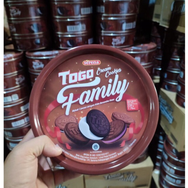 

SERENA TOGO FAMILY CREAM COOKIES TIN 220gr ( 12 TIN )