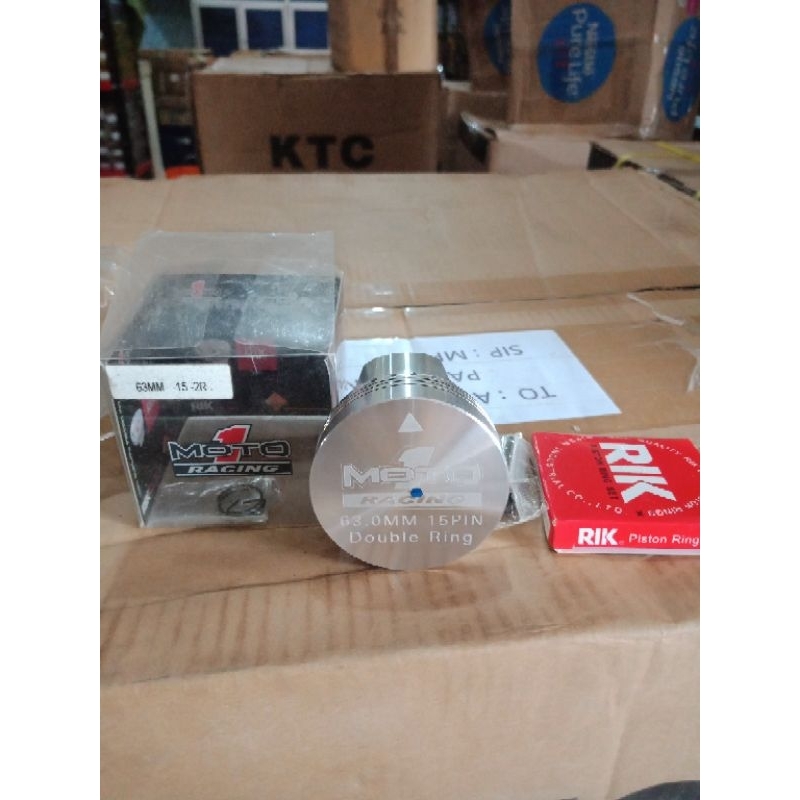 MOTO1 Piston 63 pin 15 Piston casting 63mm pin 15/piston casting 63mm pen 15/piston 63 pen 15