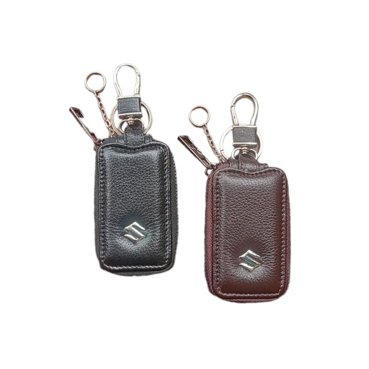 Dompet Kunci Remote Keyless Full Resleting Gantungan Kunci Mobil Motor Dompet Stnk Kulit Asli