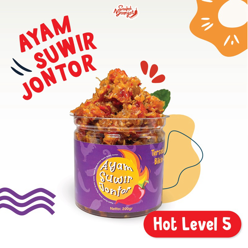 

Sambal AYAM SUWIR 200Gr Sambal Nyanyat | SAMBAL rumahan | Sambal best seller