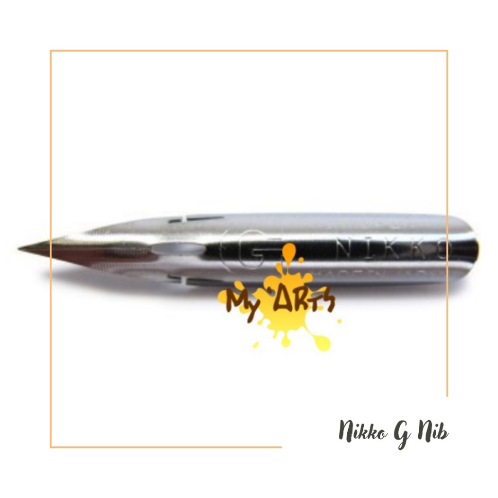 

Nikko G Nib SATUAN Comic Pen Mata Pena Kaligrafi Dip Pen Calligraphy Nibs Myarts