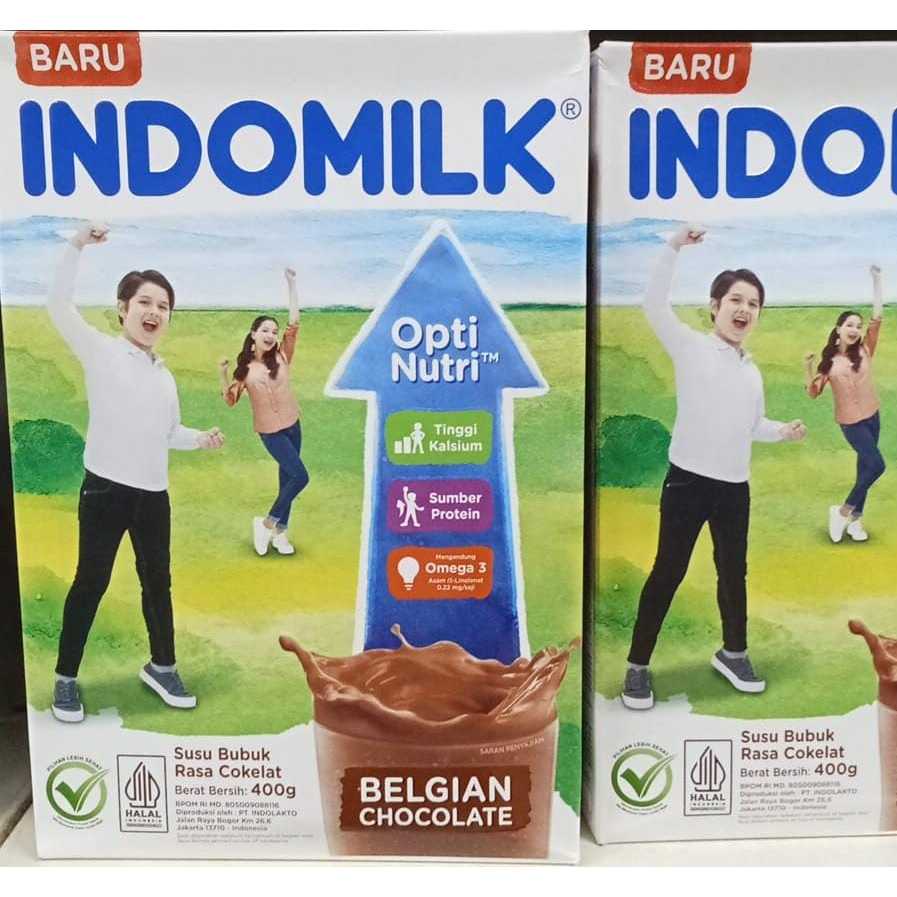 

SUSU INDOMILK BELGIAN COKLAT 400G