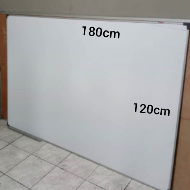 

Whiteboard papan tulis 120 x 180 cm gratis ongkir