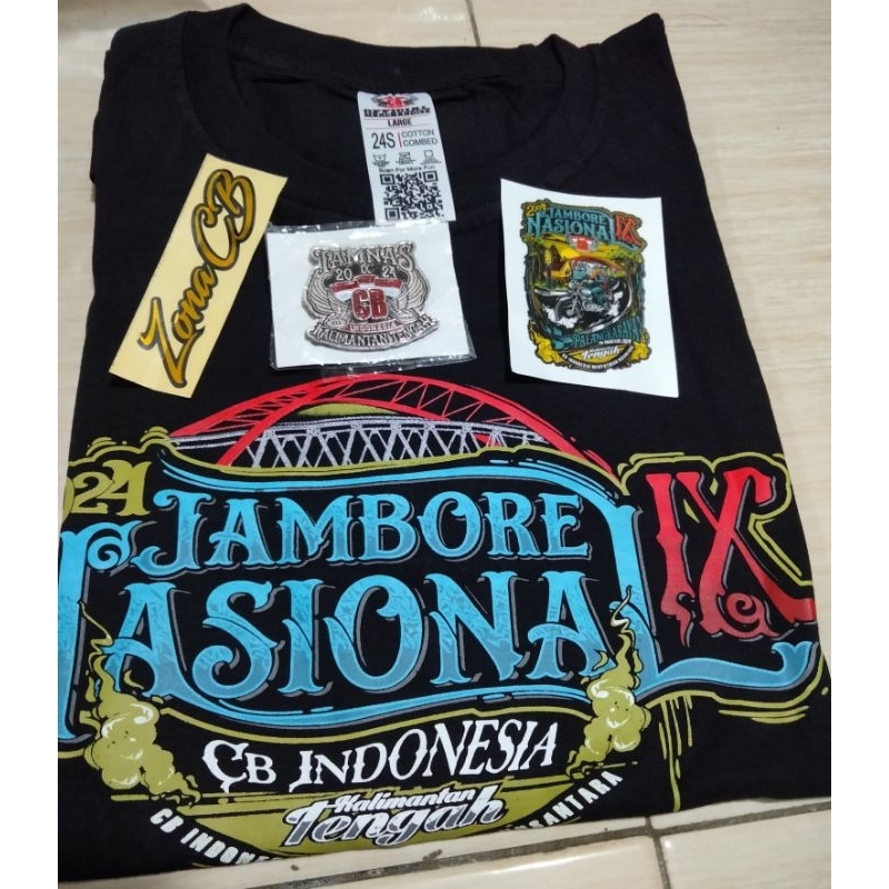 KAOS JAMNAS CB INDONESIA PALANGKARAYA KALIMANTAN TENGAH / KAOS JAMBORE NASIONAL CBI ORIGINAL / KAOS 