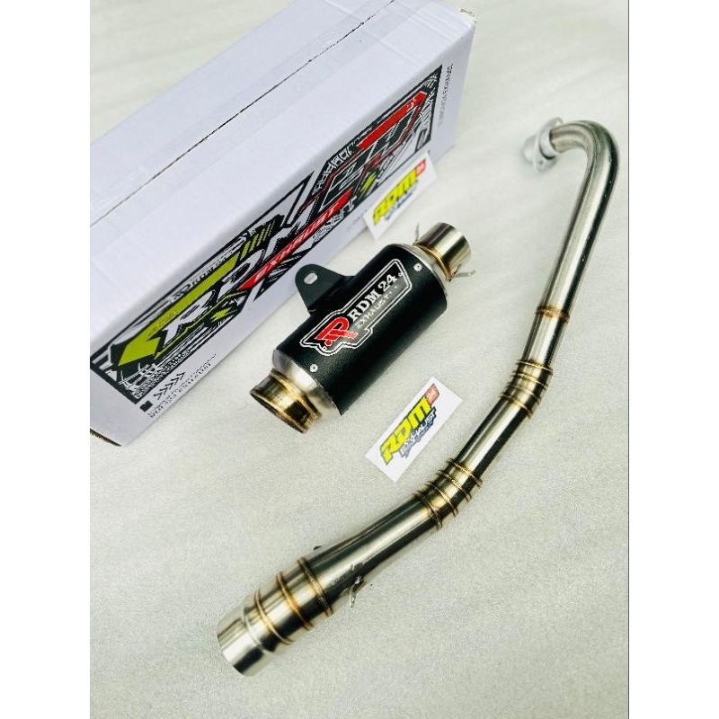Knalpot kompetisi drag 130cc-200cc jupiter vega smash shogun supra bore up harian _ original RDM24 E