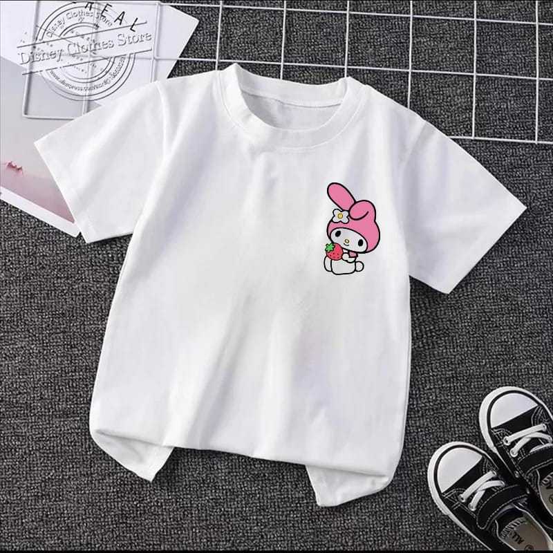 kaos anak usia baju anak cowok/cewe peri kecil atasan anak perempuan kaos harian