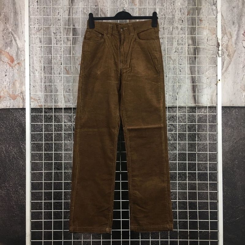 Celana Cordoray Pria Celana Panjang Corduroy Baggy Pants Oversize Corduray Original Baleno Size 28 .
