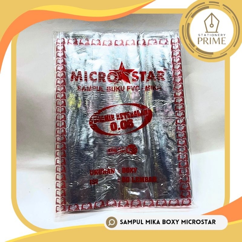 

Sampul Buku Mika Boxy MICRO STAR (1 PAK isi 60 Lembar)