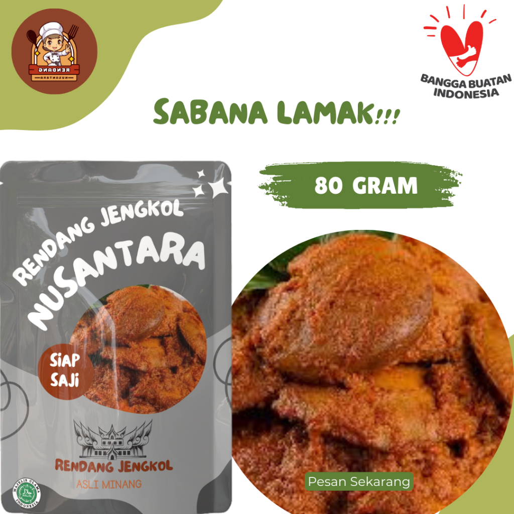 

Rendang Jengkol Instan 80 Gram - Makanan Siap Saji - Makanan Instan