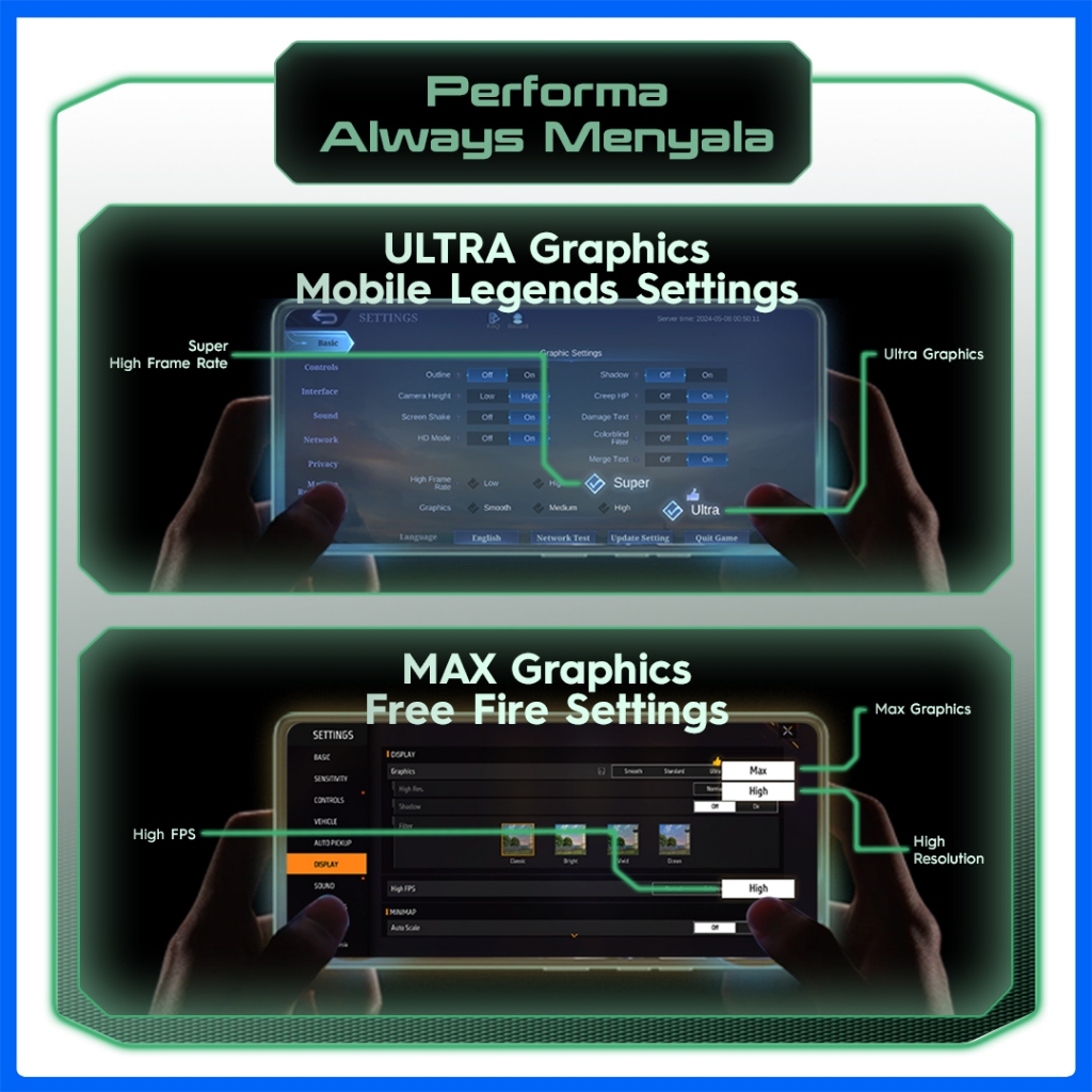 TECNO POVA 6 NFC 8+8GB*/256GB, AMOLED 6,78 FHD+ 120Hz, 6000mAh+70W Ultra Change, MTK Helio G99, 108MP+AI Cam+32MP, Android 14, Garansi 12 + 1 Bulan-1