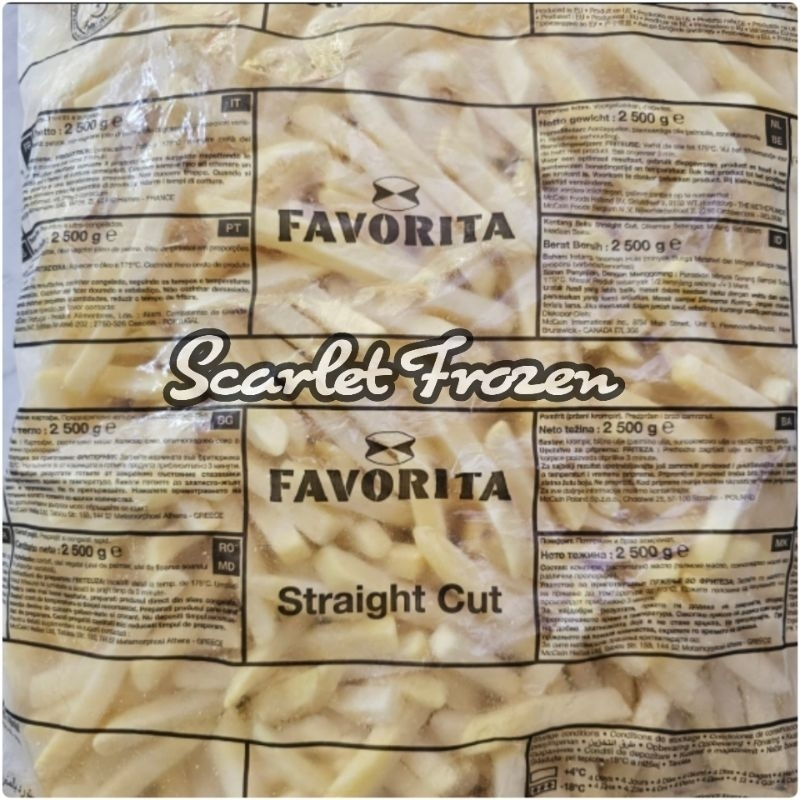 

Kentang Goreng Beku Straight Cut French Fries 2.5kg