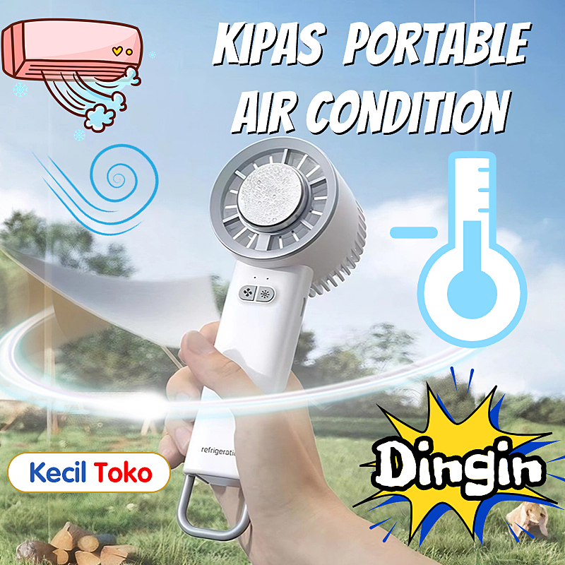 kipas angin portable Mini Fan Portable Semiconductor Cooling Tech miniso kipas angin mini kipas angi