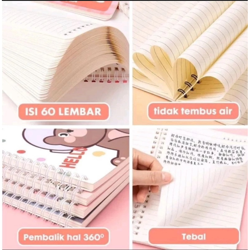 

NOTEBOOK A5 / BUKU DIARY AESTHETIC / BUKU JURNAL / BUKU CATATAN / BUKU TULIS