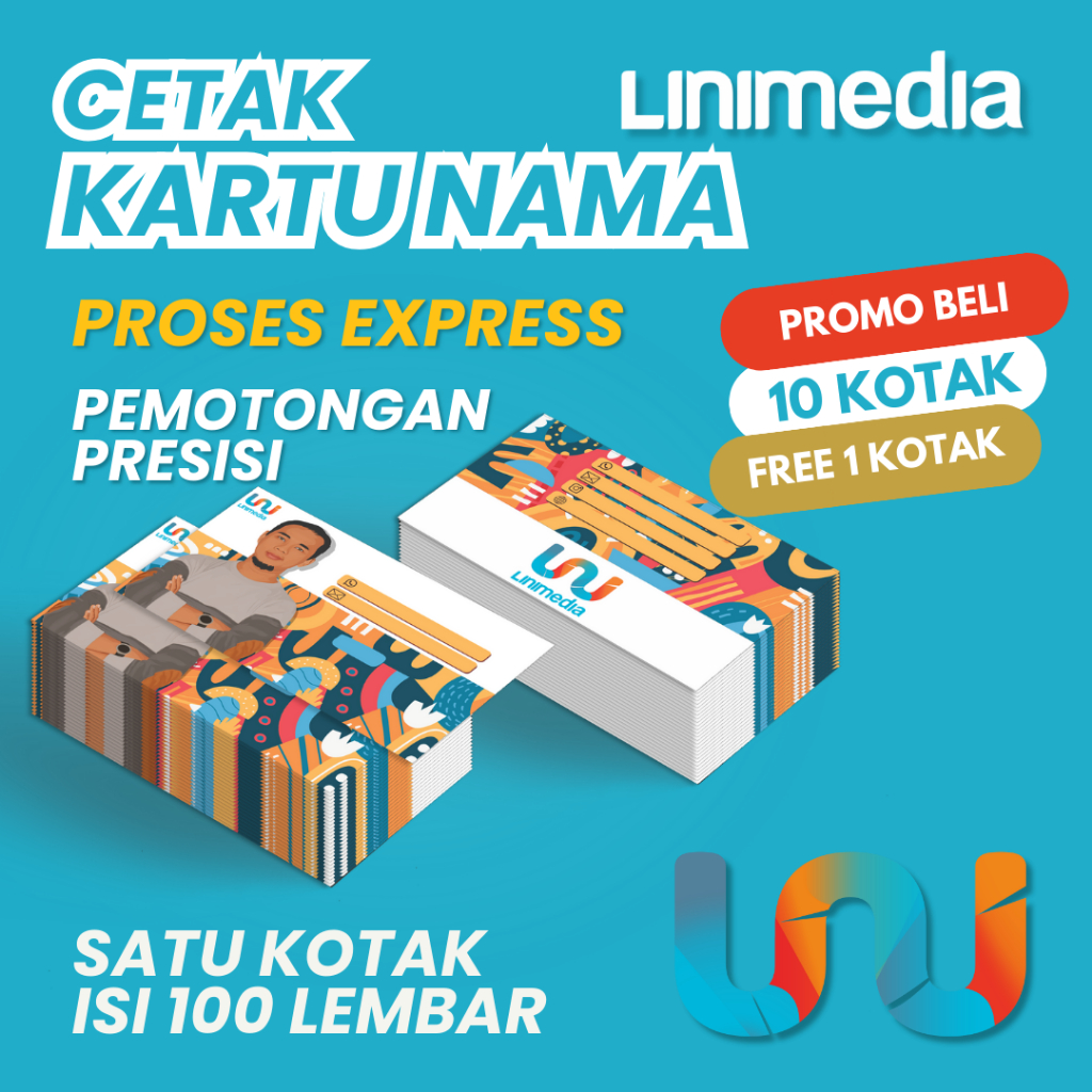 

CETAK KARTU NAMA 1 SISI & 2 SISI BAHAN ART CARTON 260 gram + KOTAK ( EXPRESS)