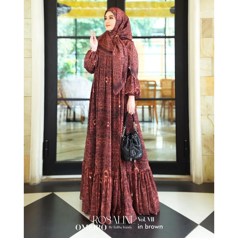 Gamis Best Seller Rosaline Series Original By Omeiro (READY SIAP KIRIM)