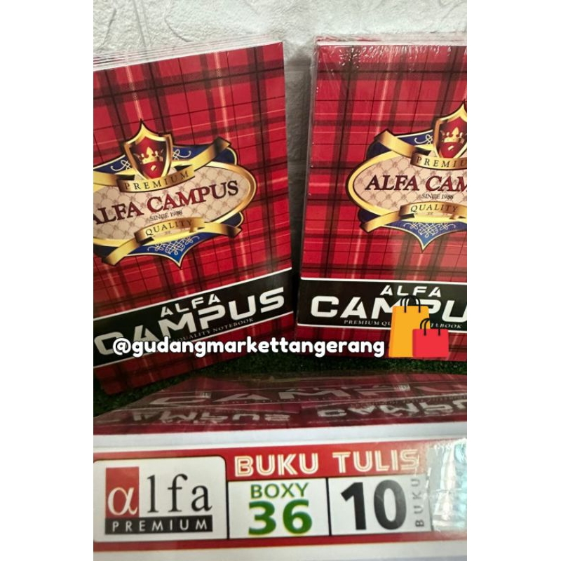 

BUKU TULIS ALFA CAMPUS 36 (1PACK 10buku)