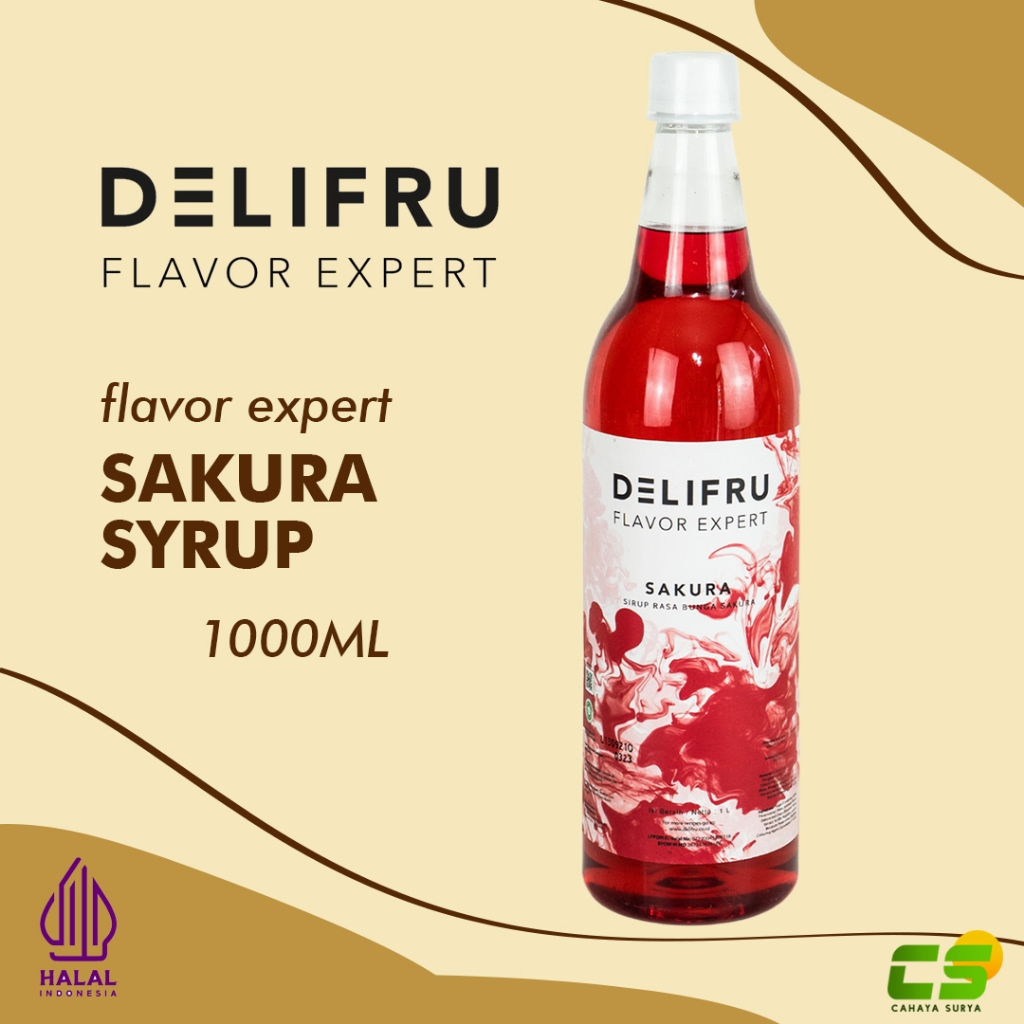 

Delifru Syrup/Sirup - Sakura Syrup 1000 ml