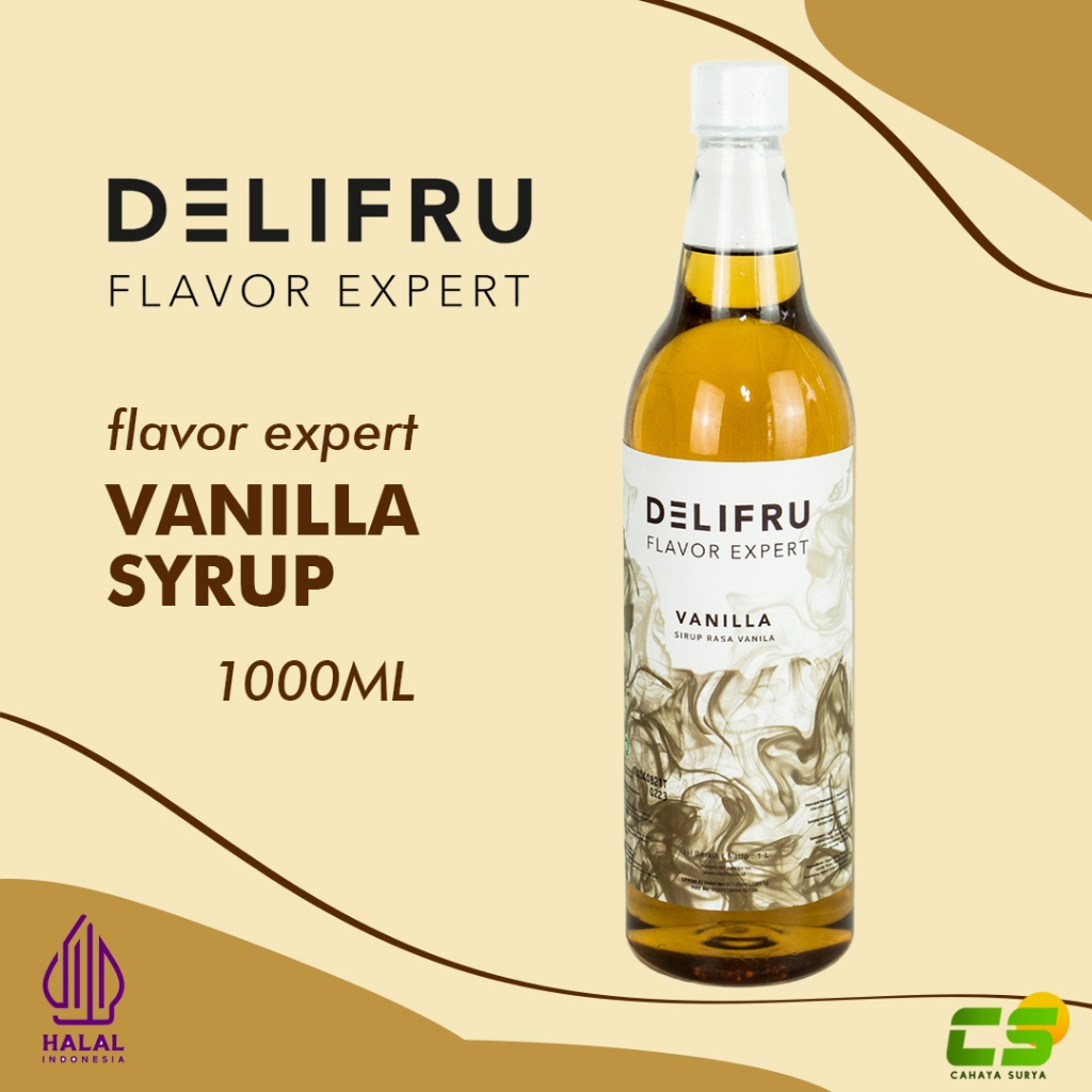 

Delifru Syrup/Sirup - Vanilla Syrup 1000 ml