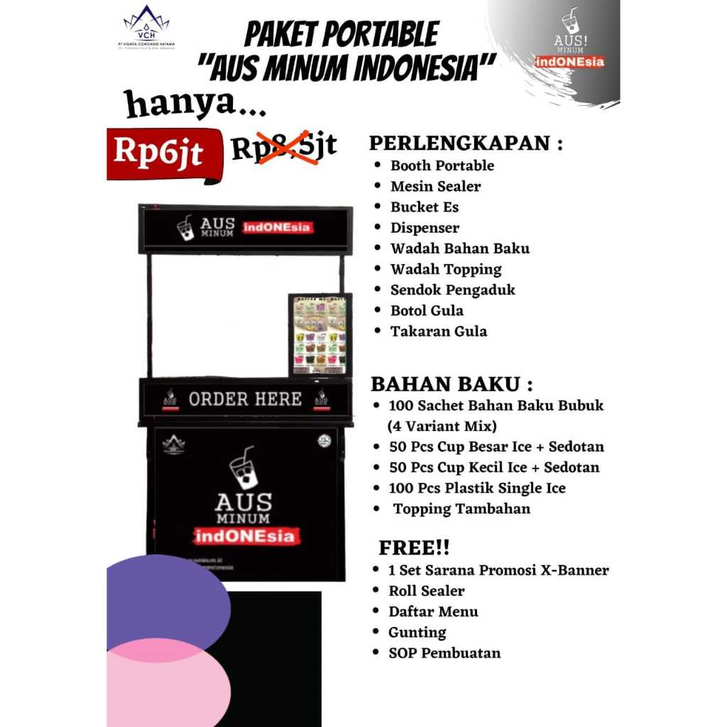 

Franchise/Paket Usaha Minuman AUS MINUM INDONESIA