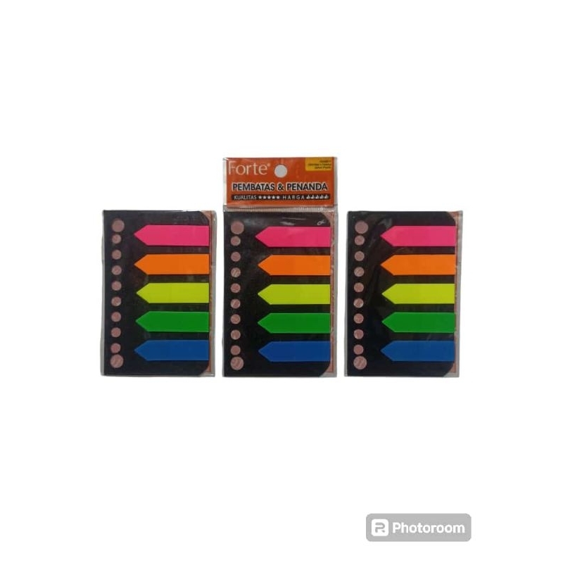 

sticky note panah Forte 5 warna # TK