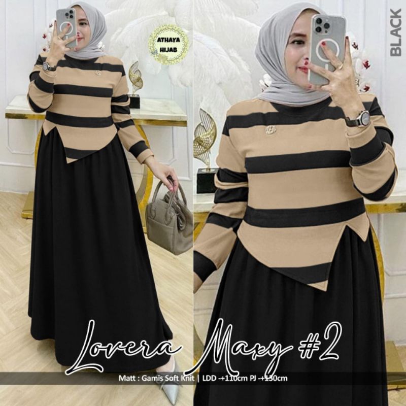 GAMIS LOVERA DRESS  BY ATHAYA HIJAB