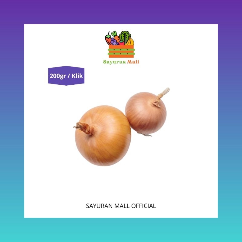 

250gr Bawang Bombay | Bumbu Dasar | SAYURANMALL