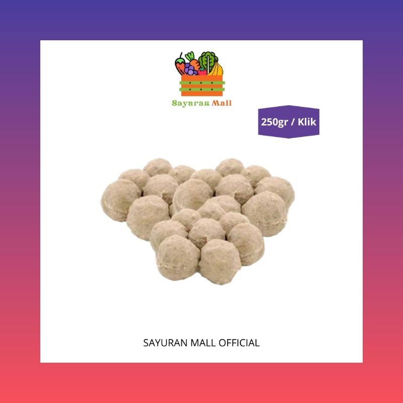 

250gr Baso Daging Sapi | Daging Sapi | SAYURANMALL