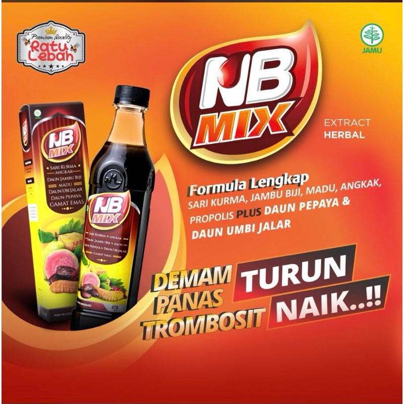 

Nb Mix Sari Kurma Madu Angkak 470g Trombosit/Demam dbd