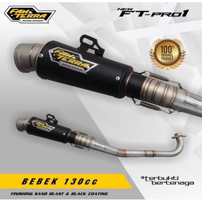FANTERRA RACING EXHAUST | KNALPOT SLEEP ENGINE KOMPETISI 130CC