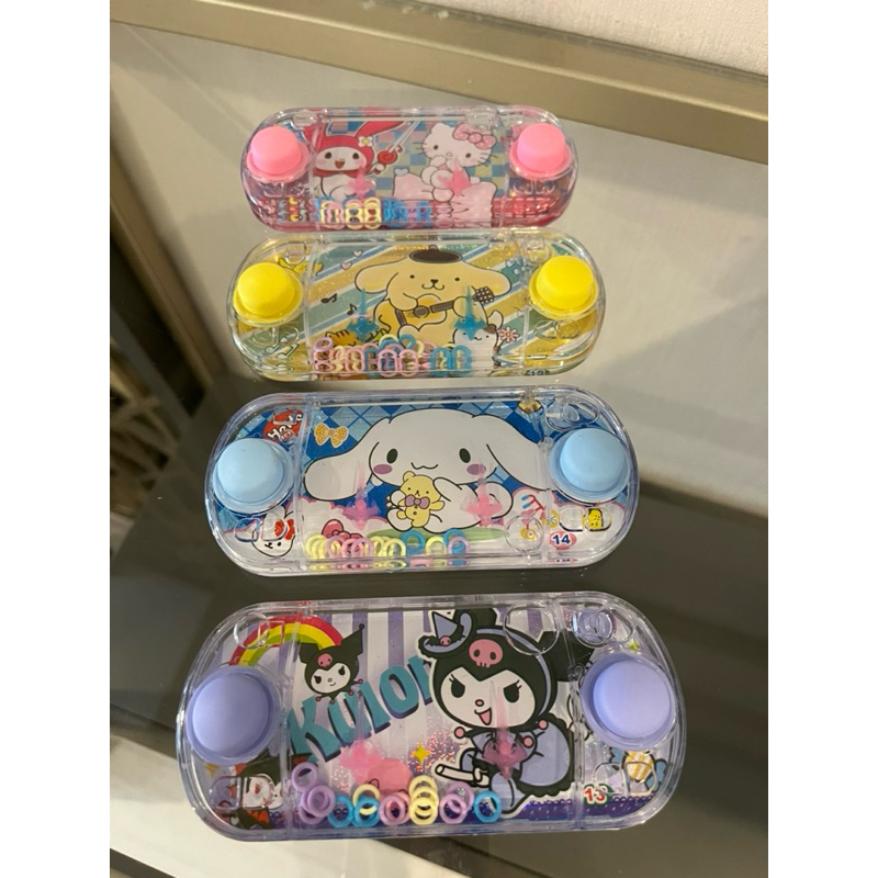 Water Game Kecil Mainan Air Anak PSP Ring Mainan Jadul Sanrio Pompompurin Kuromi My Melody Hello Kit