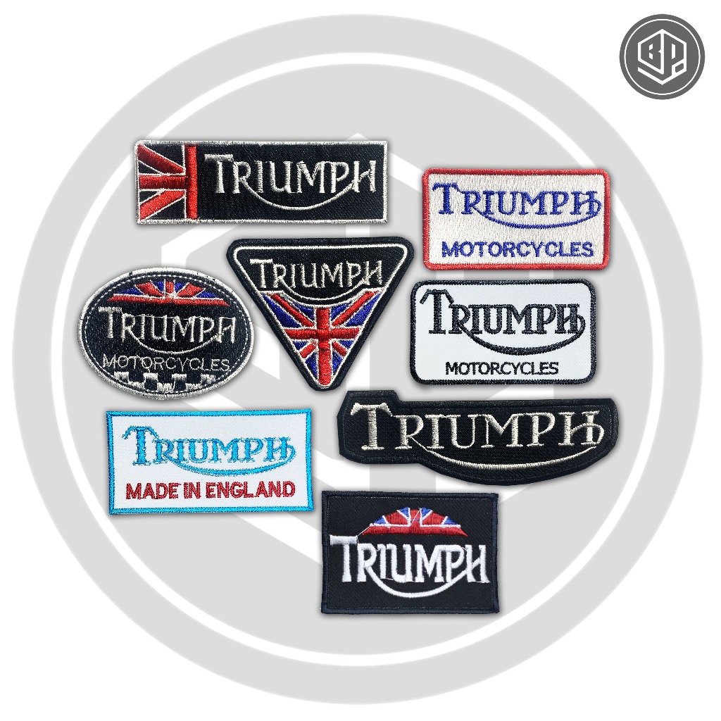 PATCH BORDIR JAHIT PATCH KECIL EMBLEM TRIUMPH