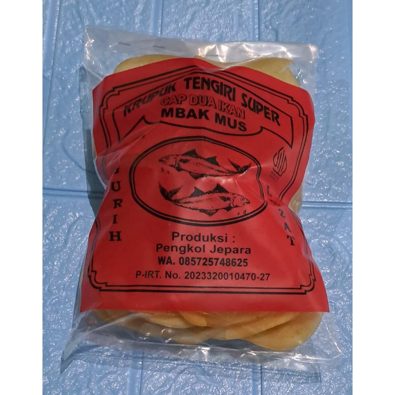 

krupuk ikan tengiri mentah