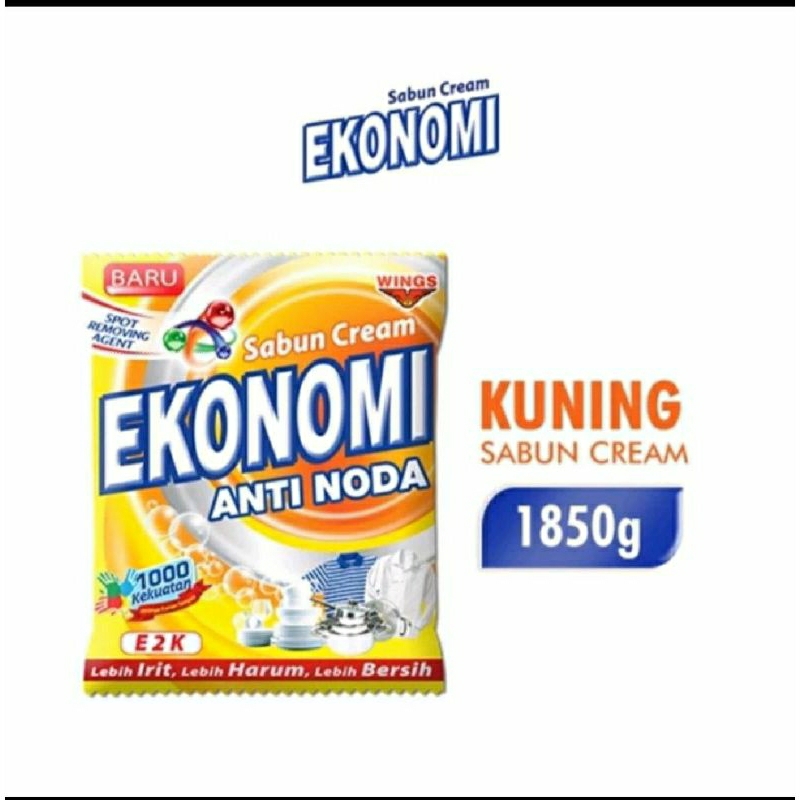 ( E2K )SABUN CREAM EKONOMI / SABUN COLEK EKONOMI 1850g