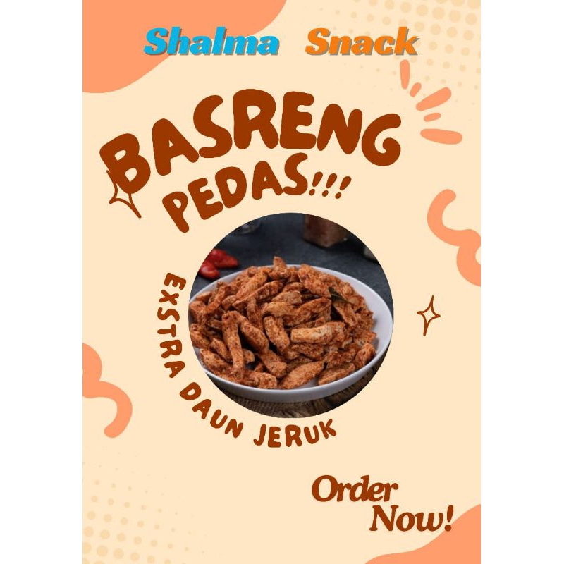 

basreng daun jeruk pedas 1000Gram