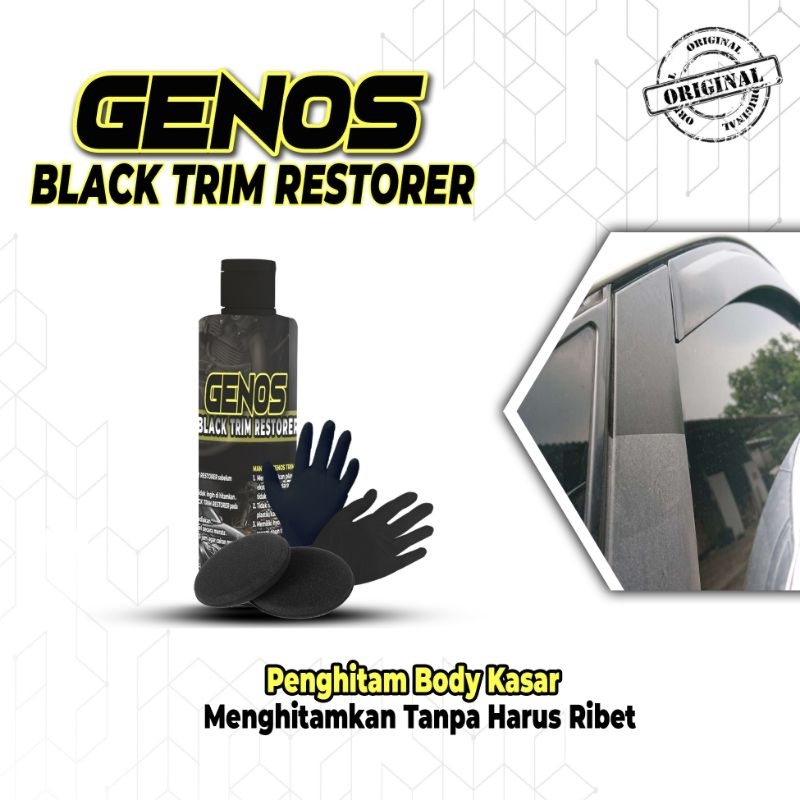Aero Penghitam dan pengkilap kendaraan aero black trim