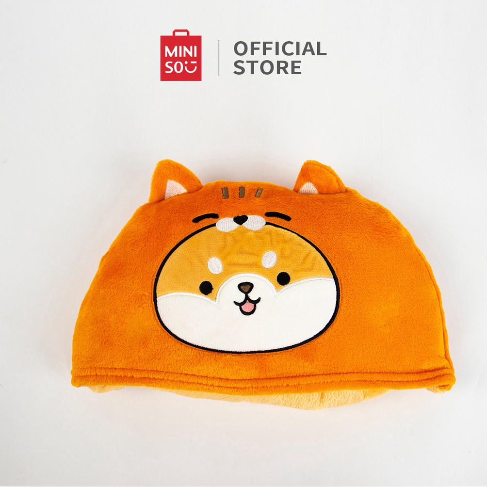 KODE U62D MINISO Selimut Hooded Blanket Selimut Dengan Topi With Hat Selimut Dan Bantal Karakter Off