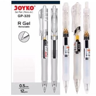 

PALING LARIS 12Pcs Pulpen Joyko R Gel GP 32 Pen Gel Cetek 5mm Spesial