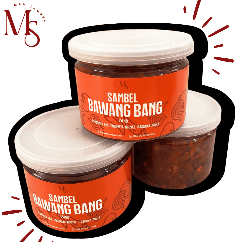 

Mam Sambel (MS) - Sambel BAWANG BANG 150gr