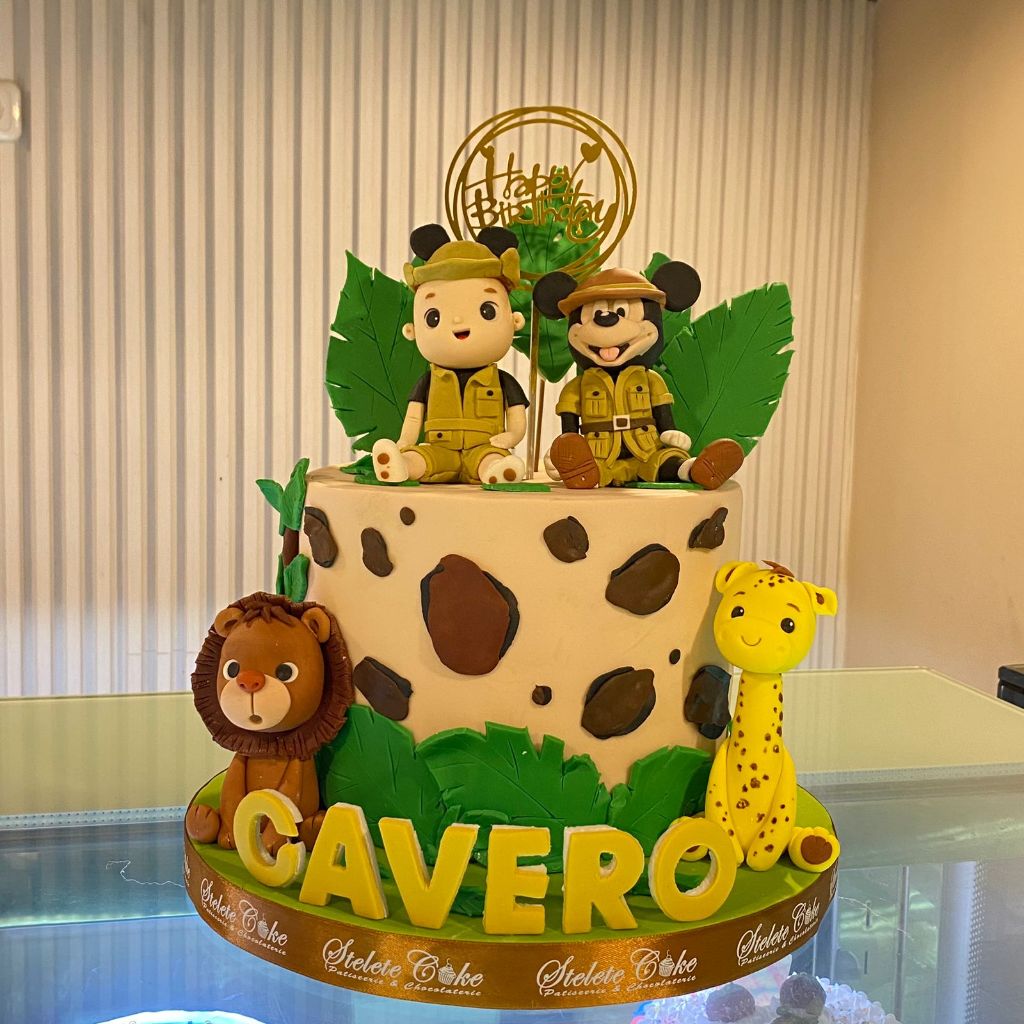 

Birthday Cake Mickey Safari / Custom Cake Animal / Kue Ultah Jakarta / Kue Ulang Tahun Murah