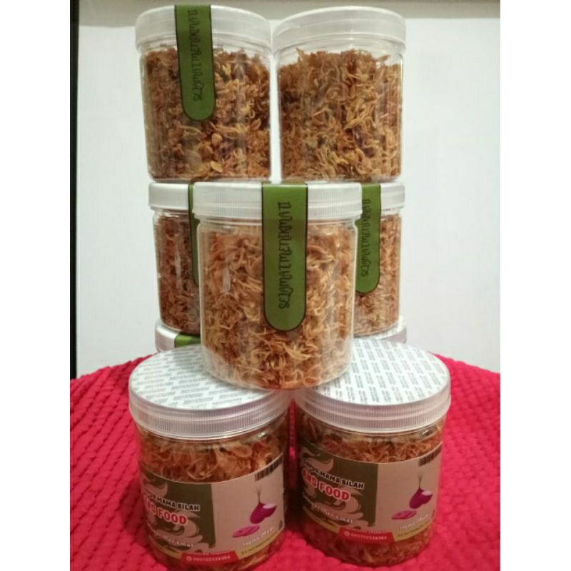 

Bawang Goreng Super 150g toples ukuran 600ml