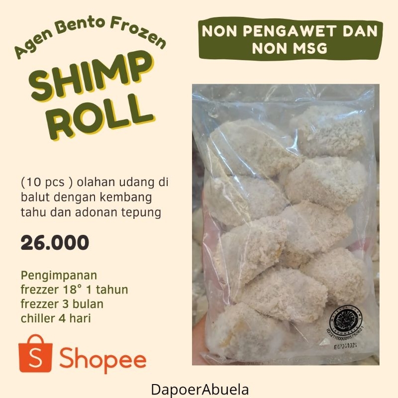 

SHIMP ROLL BENTO FROZEN