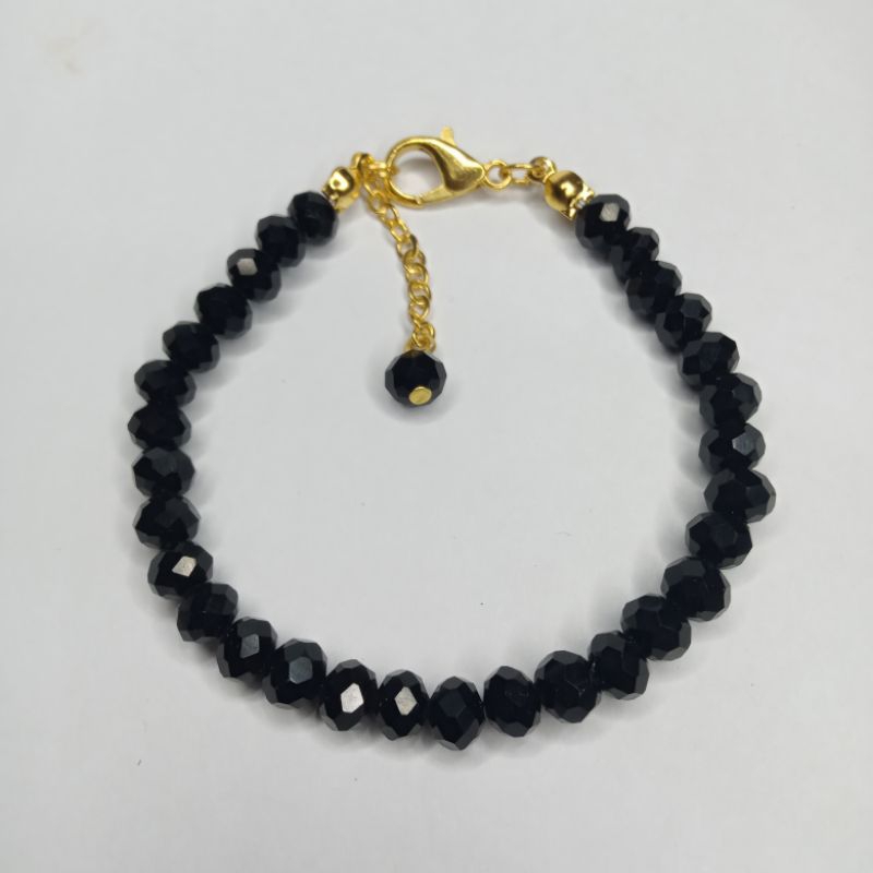Umaya Craft GG Gelang Kristal 6 mm dan 4 mm rantai