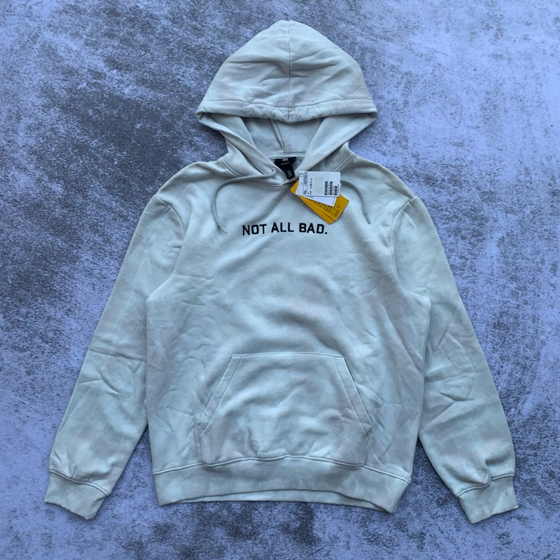 Hoodie H&M Motif Not All Bad Original 100%