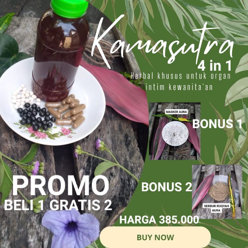 HERBAL KAMASUTRA 4 IN 1, BELI 1 BONUS 2