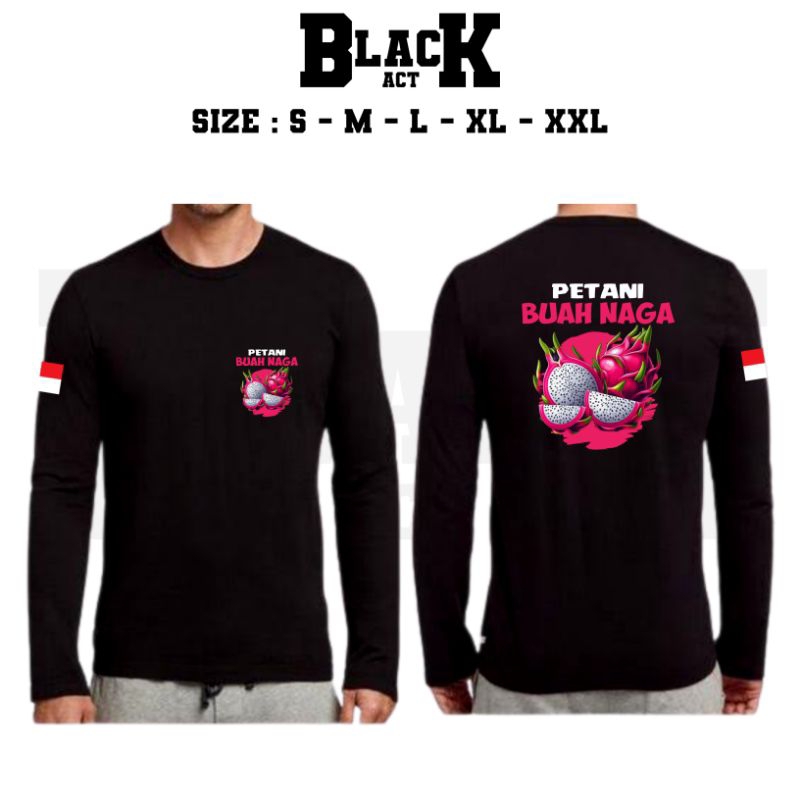 KAOS PETANI BUAH NAGA LENGAN PANJANG