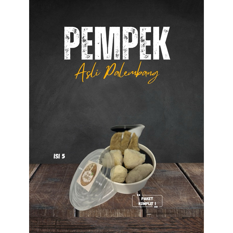 

Pempek Ampera71 Preium tenggiri Siap makan isi 5 Pcs