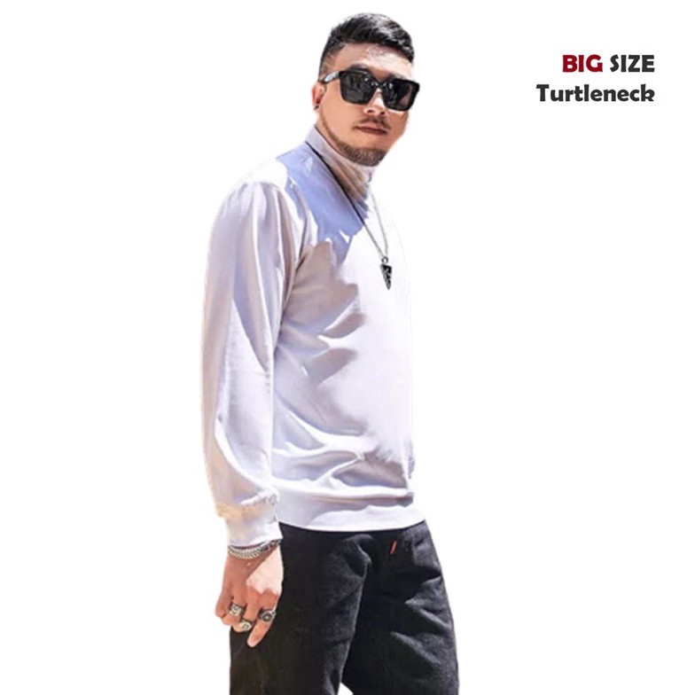 zgs44 TURTLENECK PRIA  COWOK TANGAN PANJANG BAJU KAOS LEHER TINGGI POLOS LENGAN PANJANG SIZE XL  XXL