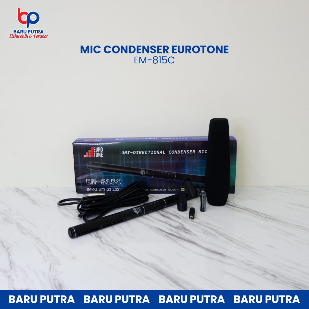 Microphone Condensor EUROTONE EM-815C / Mic Kondensor EM815C / Mikrofon EM 815 C